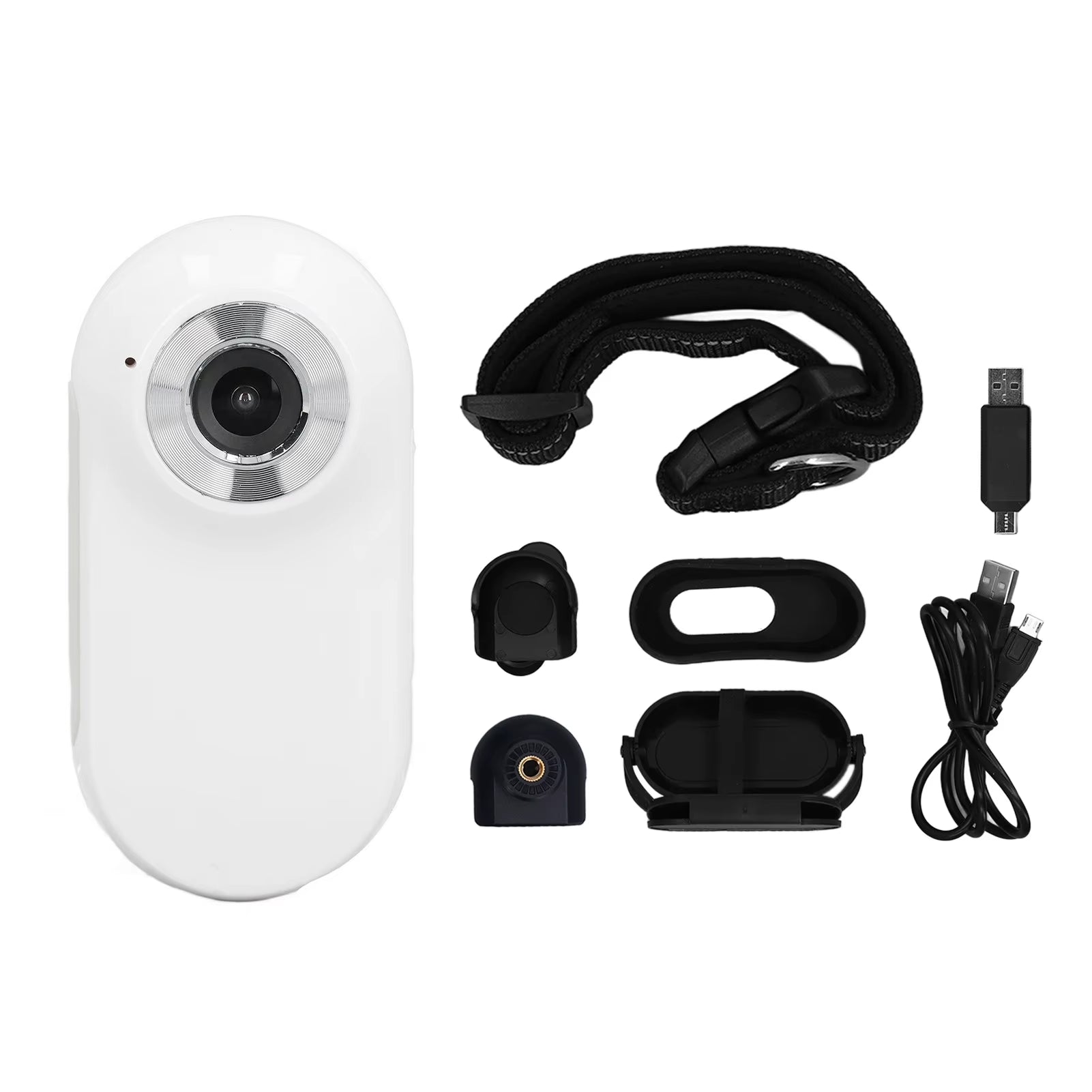 Pet Collar Camera with 120-Degree Lens and OTG Connection for Video Recording - Adjustable Magnetic Cat and Dog Outdoor Camera