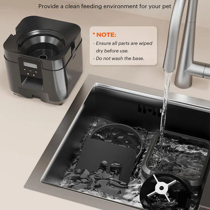 Automatic Smart Pet Feeder for Cats and Dogs with Timed Portion Control and Slow Feeding Function